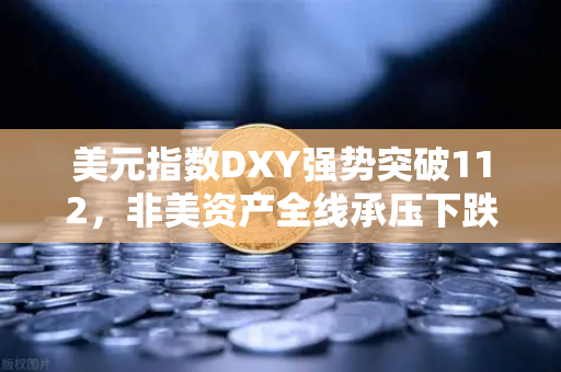 美元指数DXY强势突破112，非美资产全线承压下跌，欧易交易所官网深度解析市场动荡
