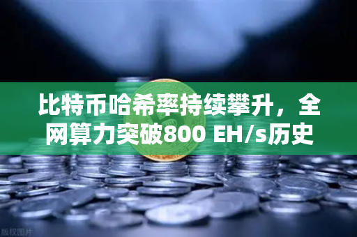 比特币哈希率持续攀升，全网算力突破800 EH/s历史新高，矿工狂欢，散户如何接招？